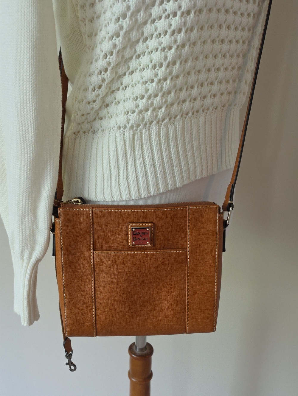 Dooney & Bourke Tan Crossbody Shoulder Bag